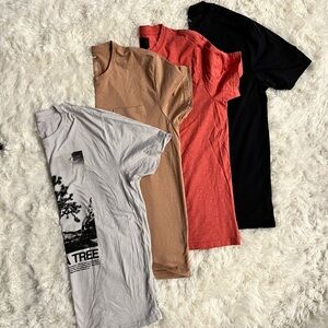 4 men’s tee shirts - size medium